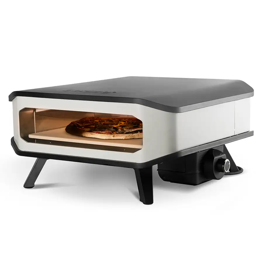 17" Electric Pizza Oven with Pizza Stone and Door - Image 3