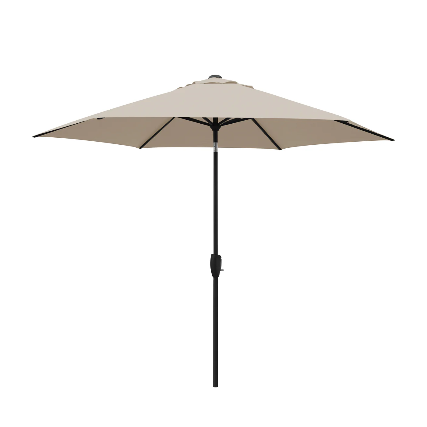 2.5M Wind Up Parasol with Auto Tilt & Night Cover - Image 4