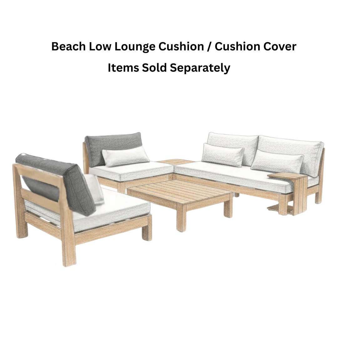 Beach Low Lounge Cushion / Cushion Cover - Image 4