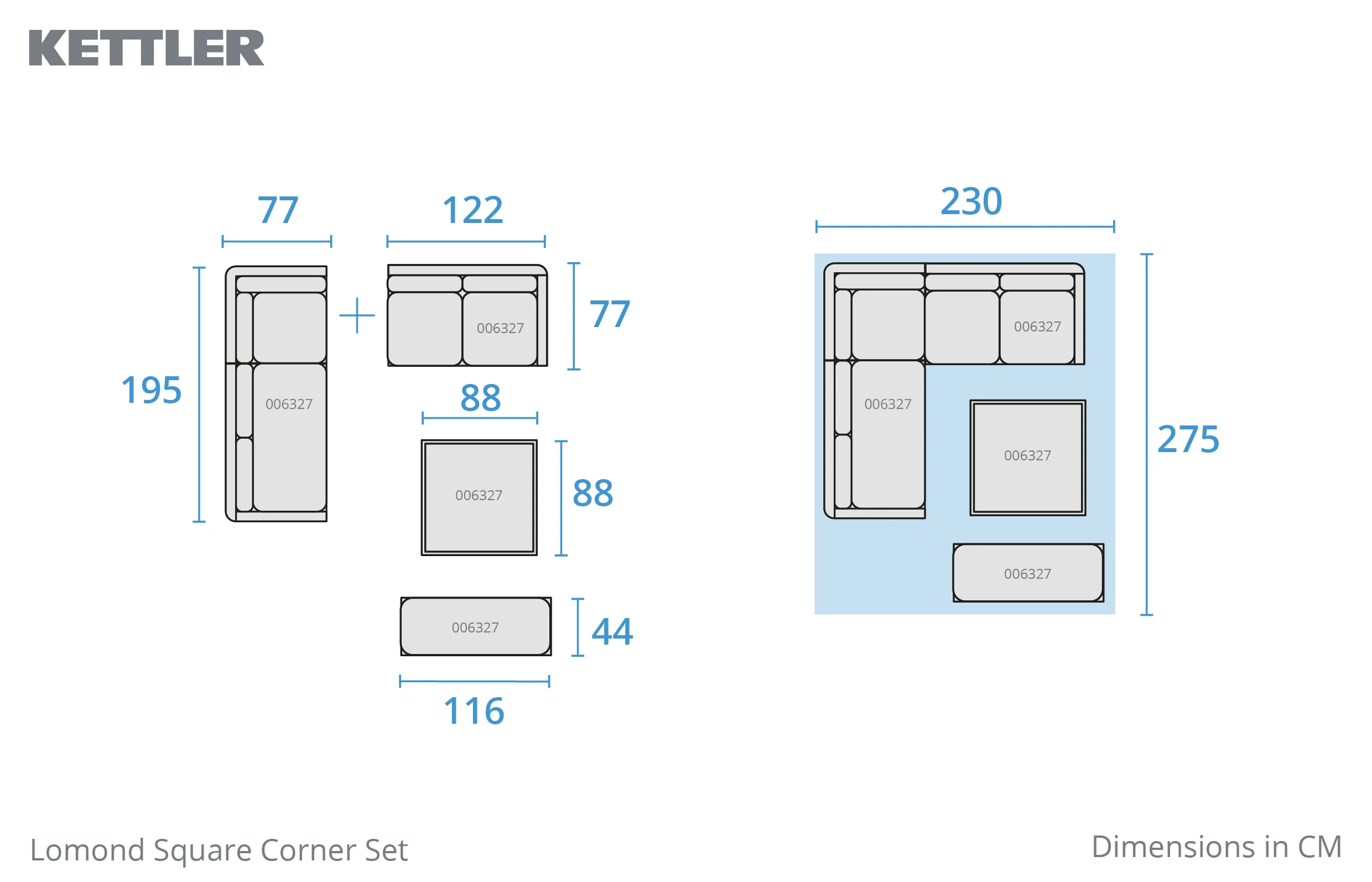 Biarritz Wicker Square Corner Set with High/Low Dining Table - Image 4
