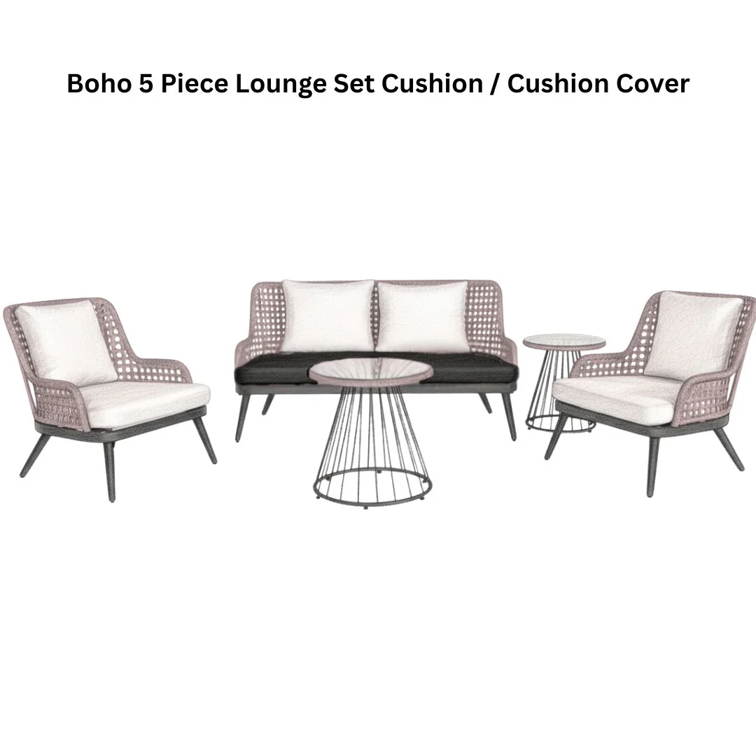 Boho 5 Piece Lounge Set Cushion / Cushion Cover - Image 2