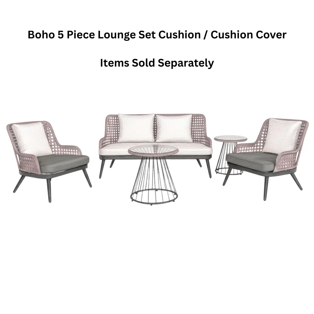 Boho 5 Piece Lounge Set Cushion / Cushion Cover - Image 3