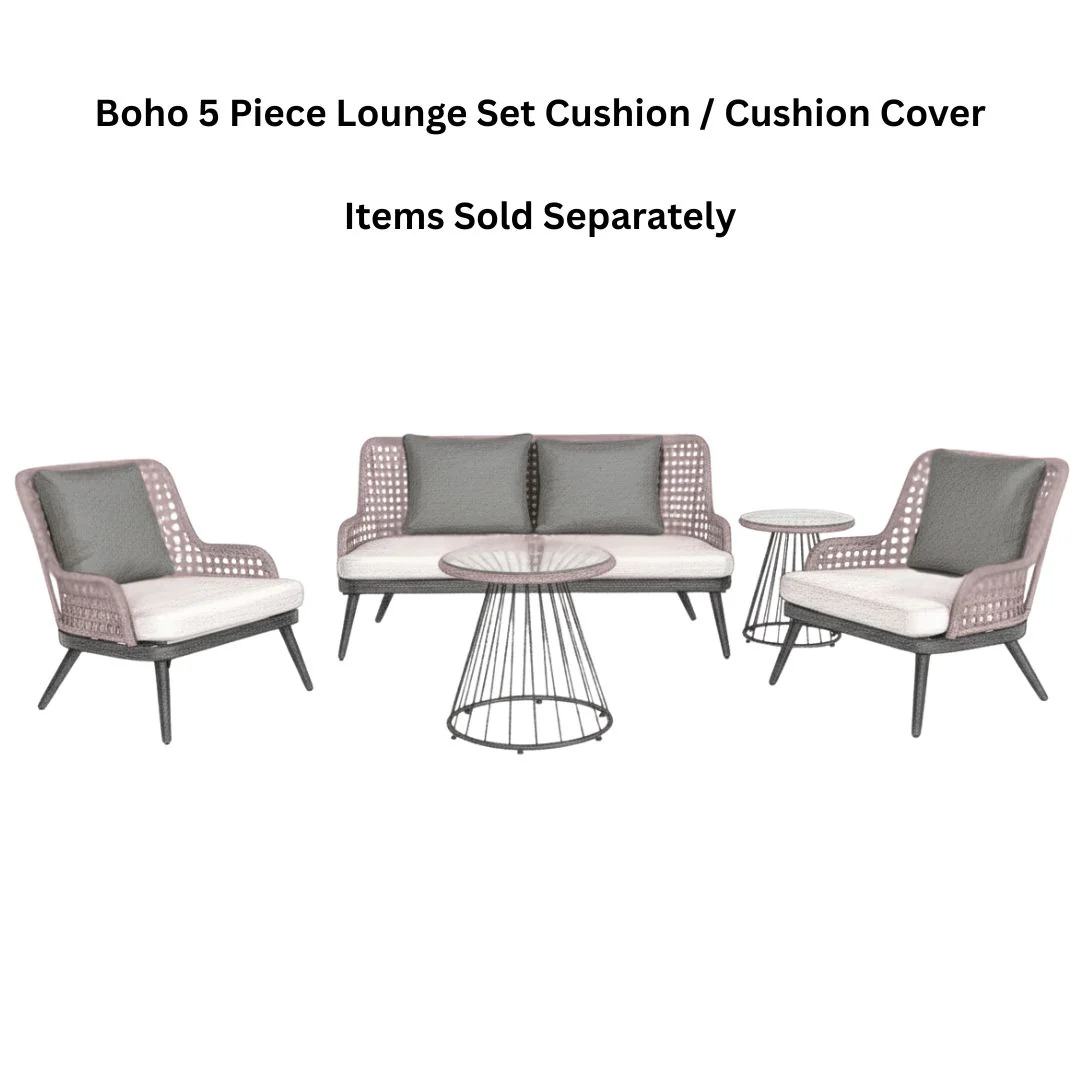 Boho 5 Piece Lounge Set Cushion / Cushion Cover - Image 4