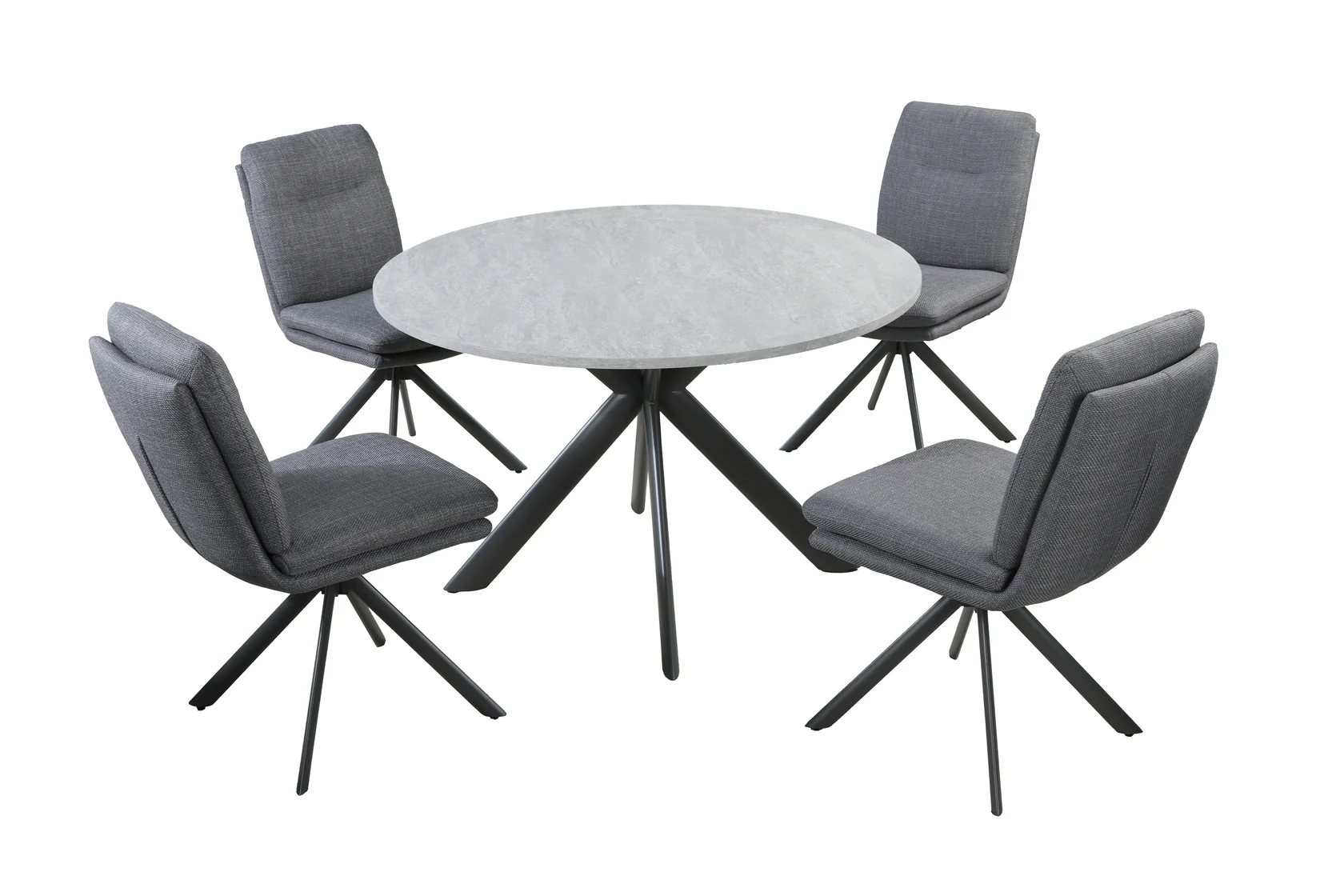 Boston Round Table heat resistant melamine table - Light Grey - Image 3
