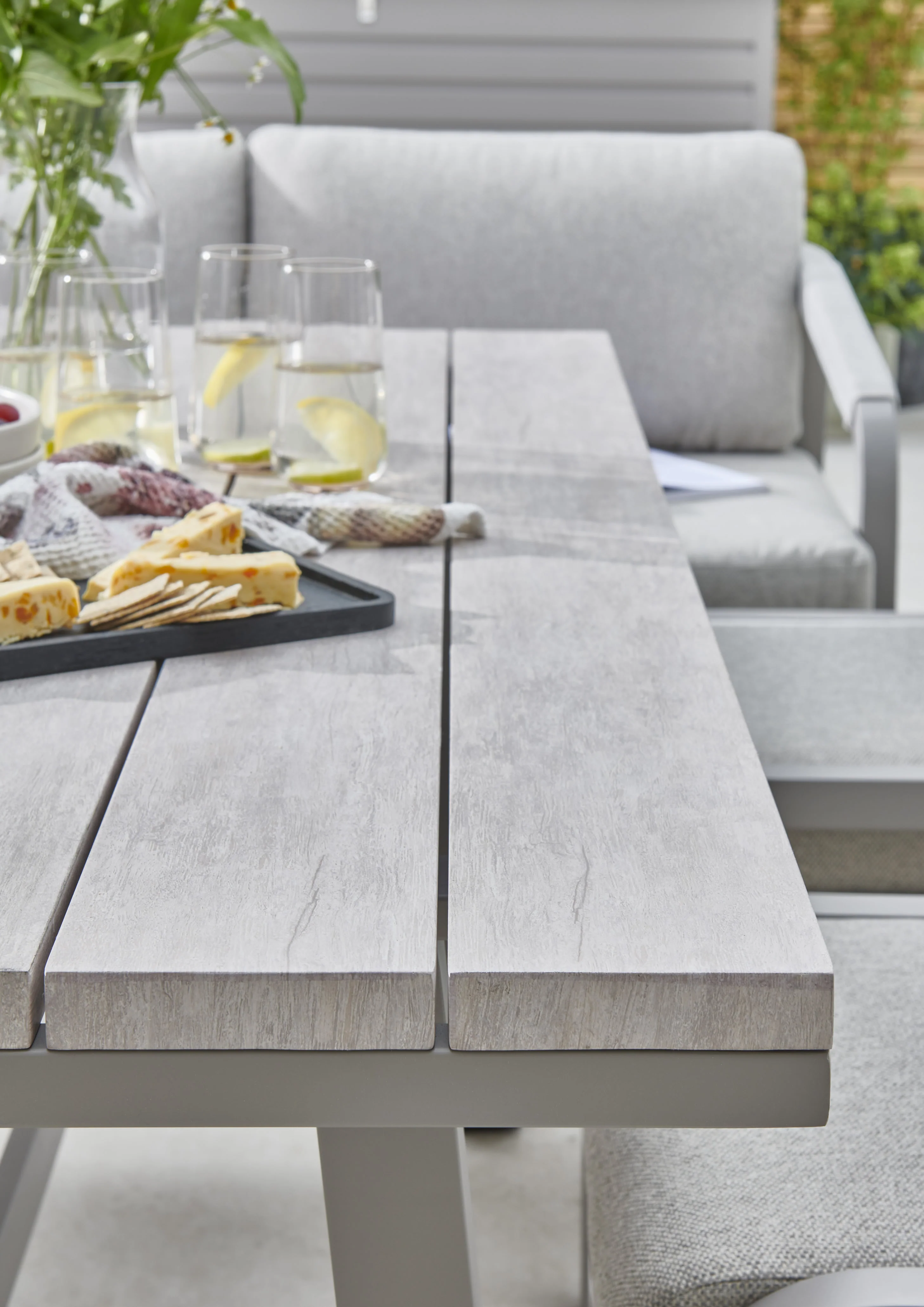 Como Corner Lounge/ Dining Set with Footstools - Image 3