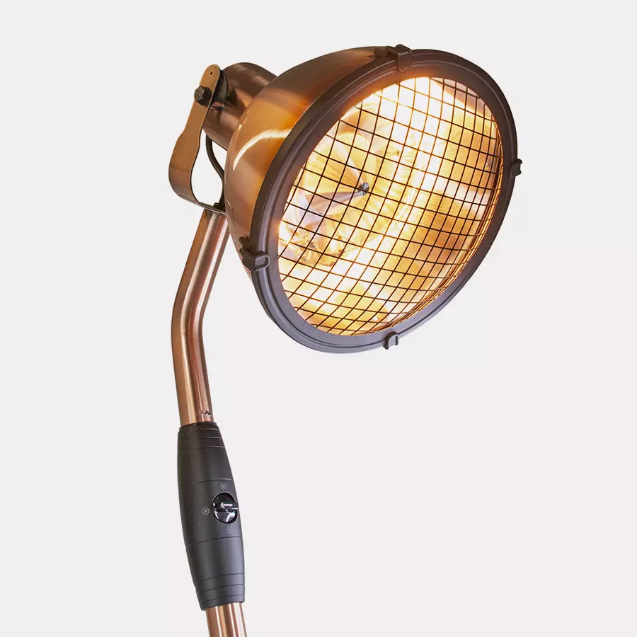 Kalos Copper Floor Standing Patio Heater - Image 5