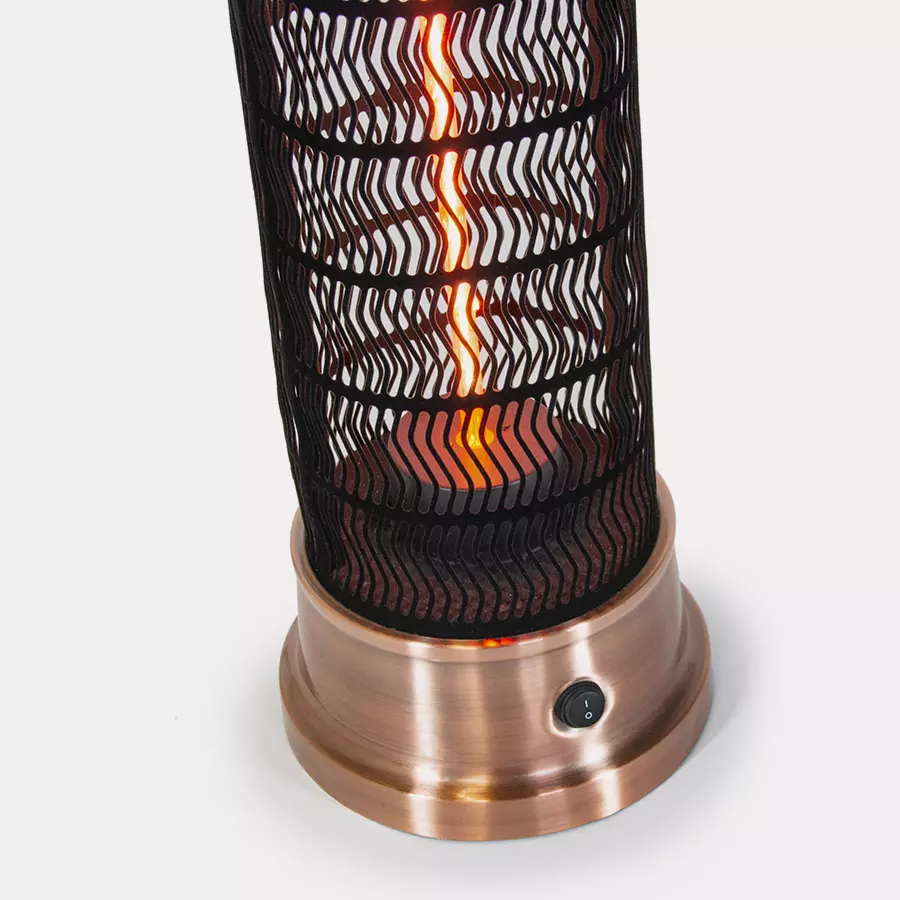 Kalos Copper Lantern Patio Heater 73cm - 84cm - 98cm - Image 6
