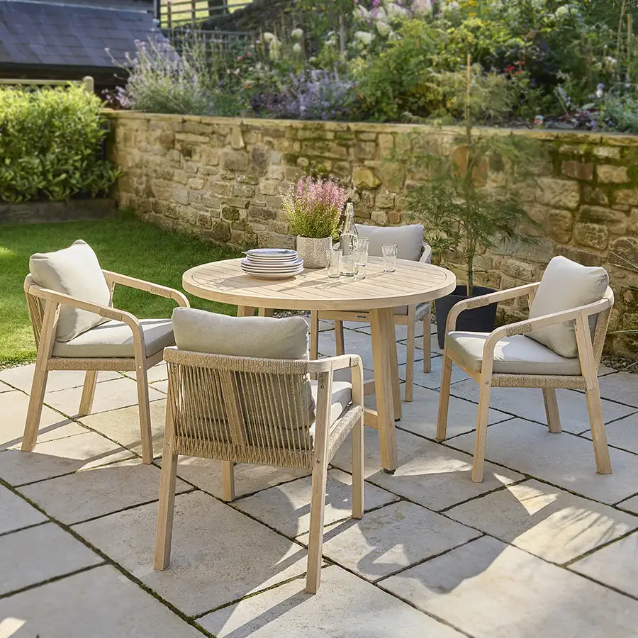 Cora 120cm Round Dining Table (4-seater) - Image 3
