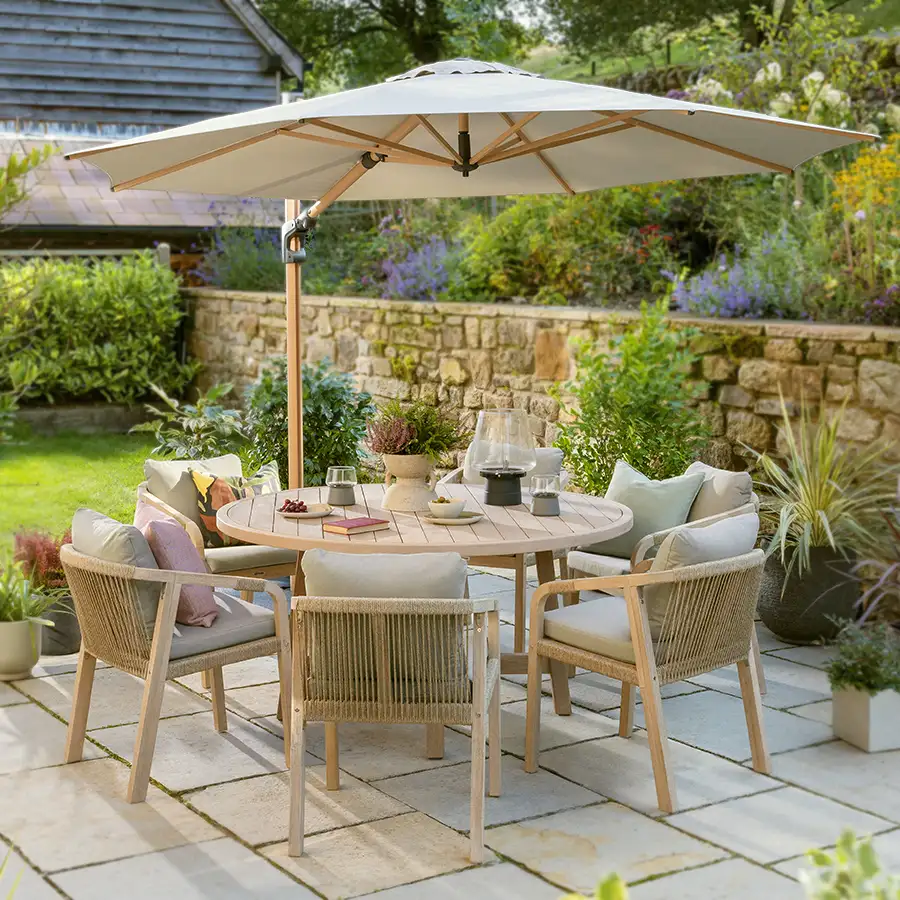 Cora 150cm Round Dining Table (6-seater) - Image 3
