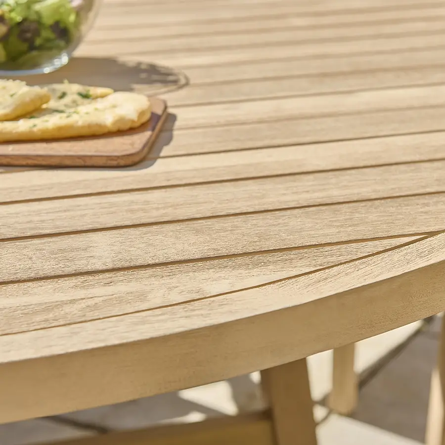 Cora 180cm Round Dining Table (8 seater) - Image 4