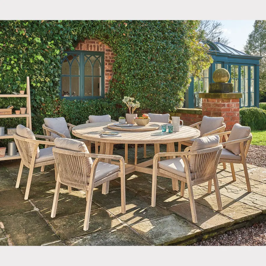 Cora 180cm Round Dining Table (8 seater) - Image 5