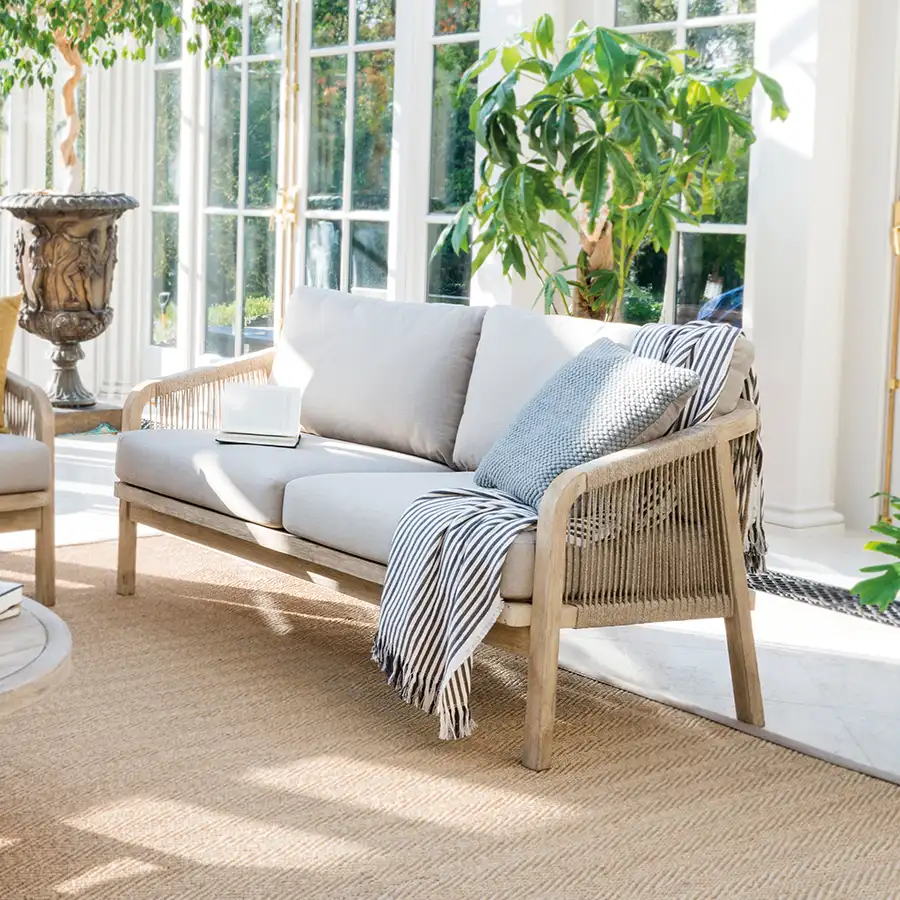 Cora Rope 2 Seat Sofa - Image 4