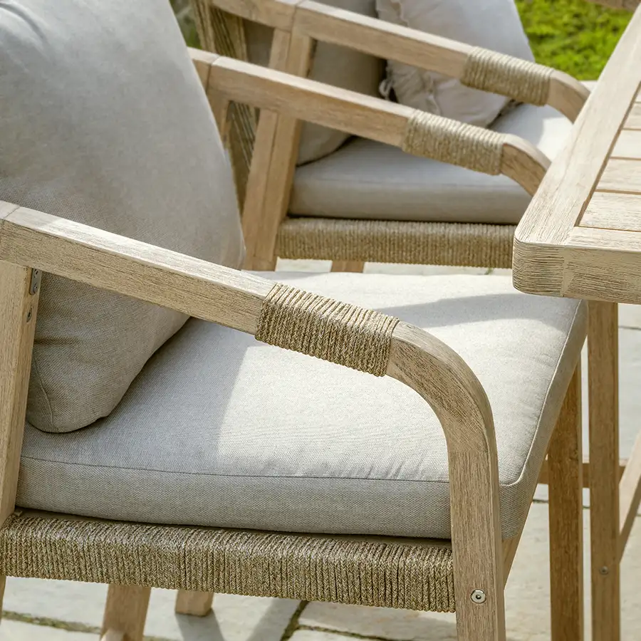 Cora Rope Bar Chair with Cushion (Pair) - Image 6
