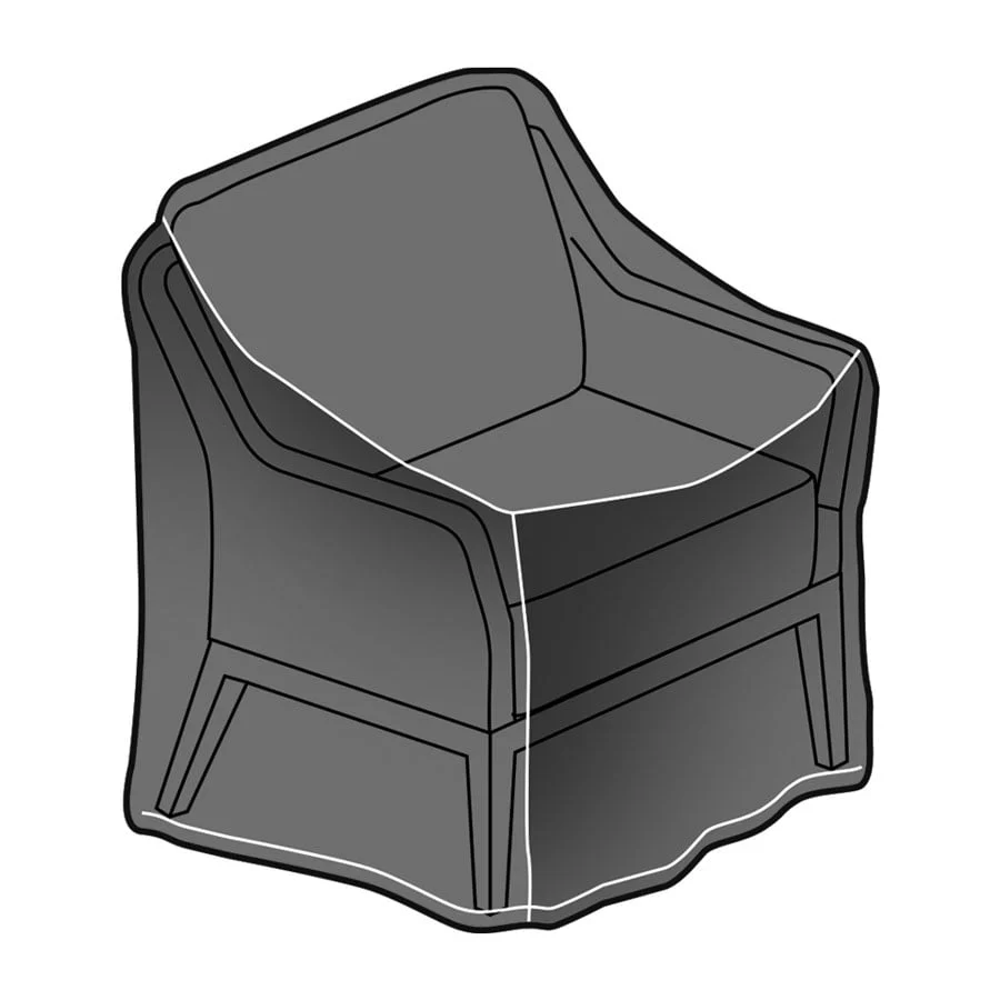 Cora Wicker Lounge Armchair Protective Cover - Image 2