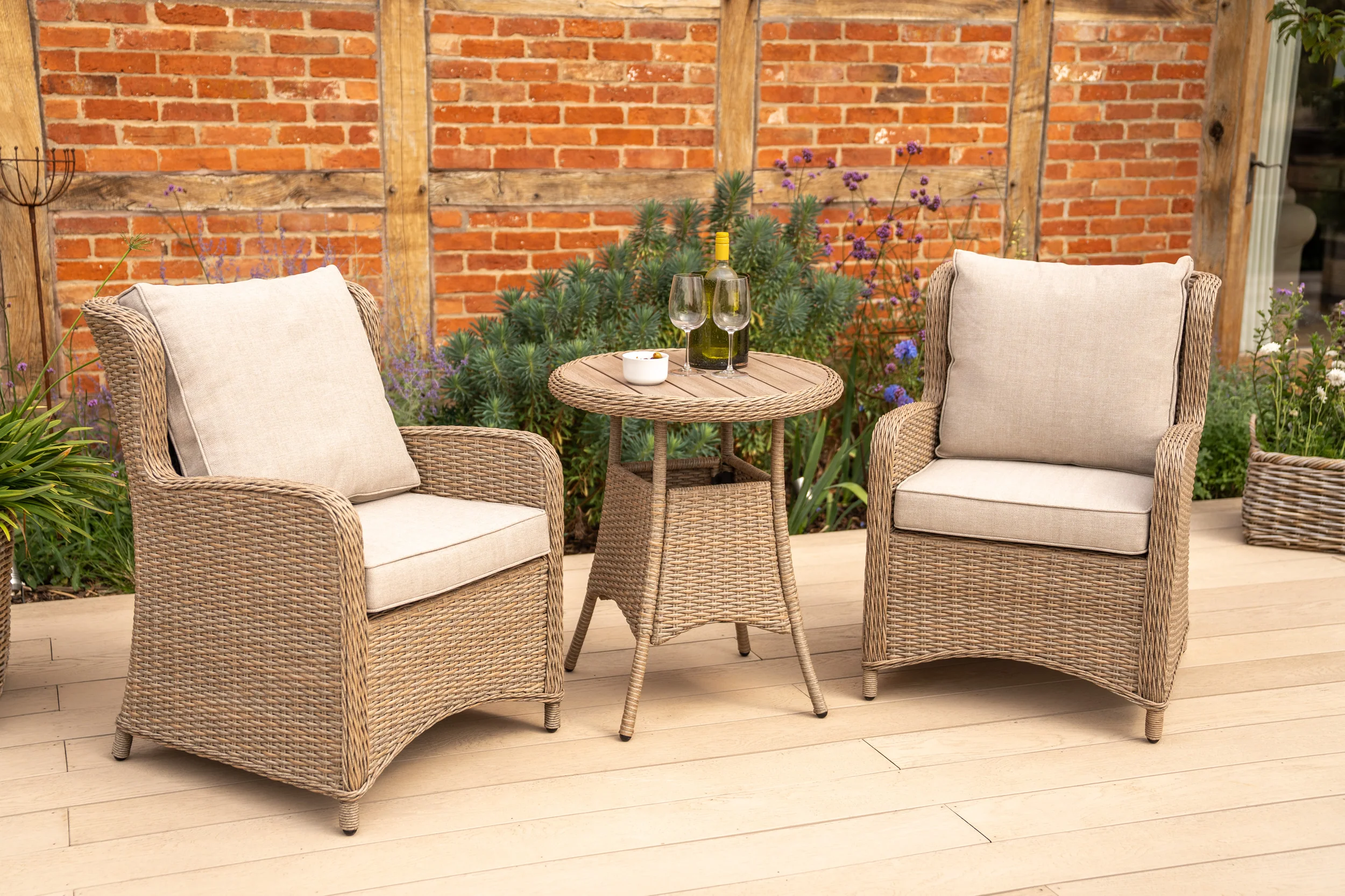Derwent Bistro Set with 70cm Round Dining Table - Image 5