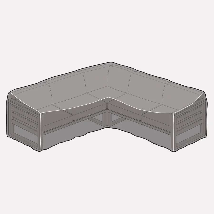 elba Grande Casual Dining Corner Protective Cover - Image 2