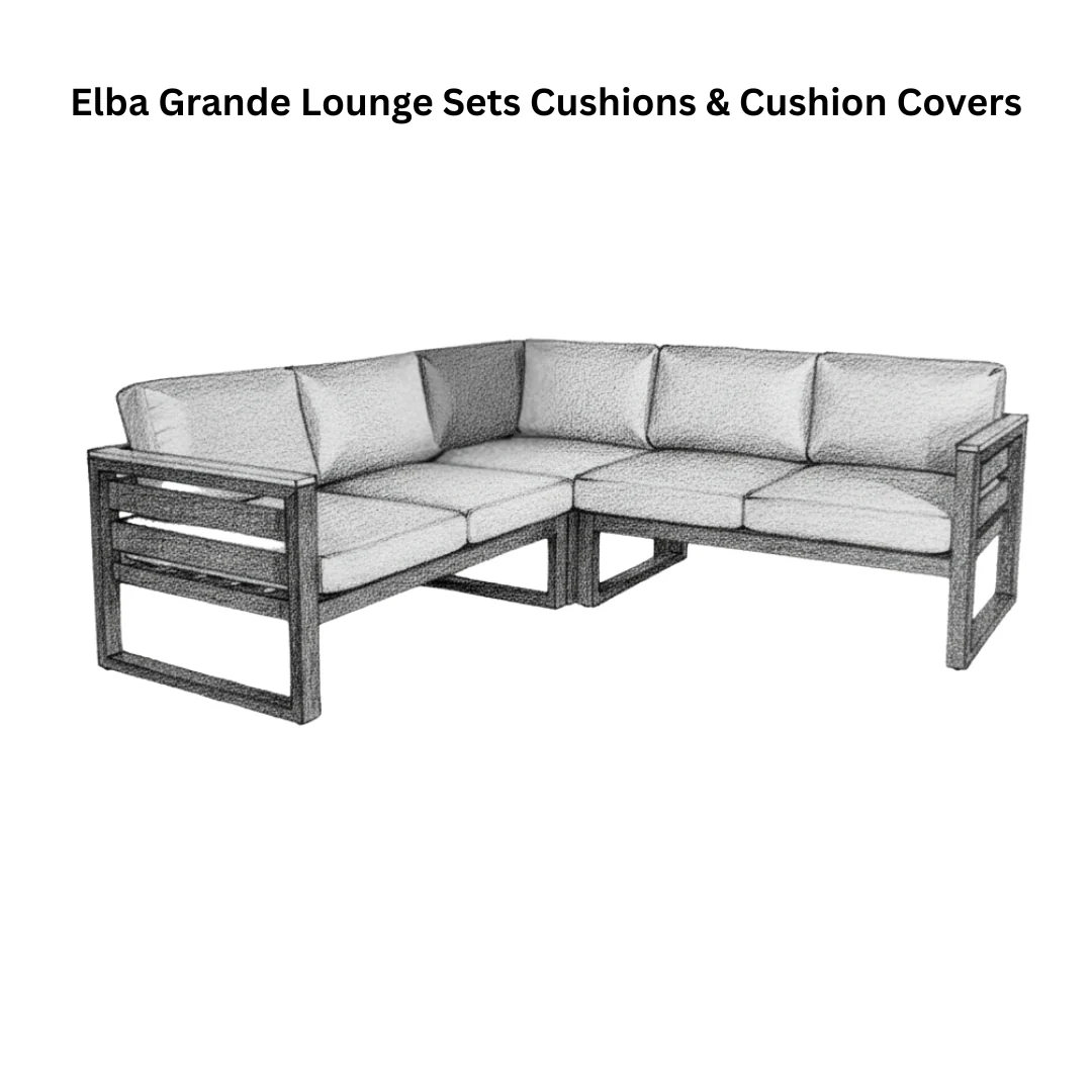 Elba Grande Lounge Sets Cushions & Cushion Covers - Image 9