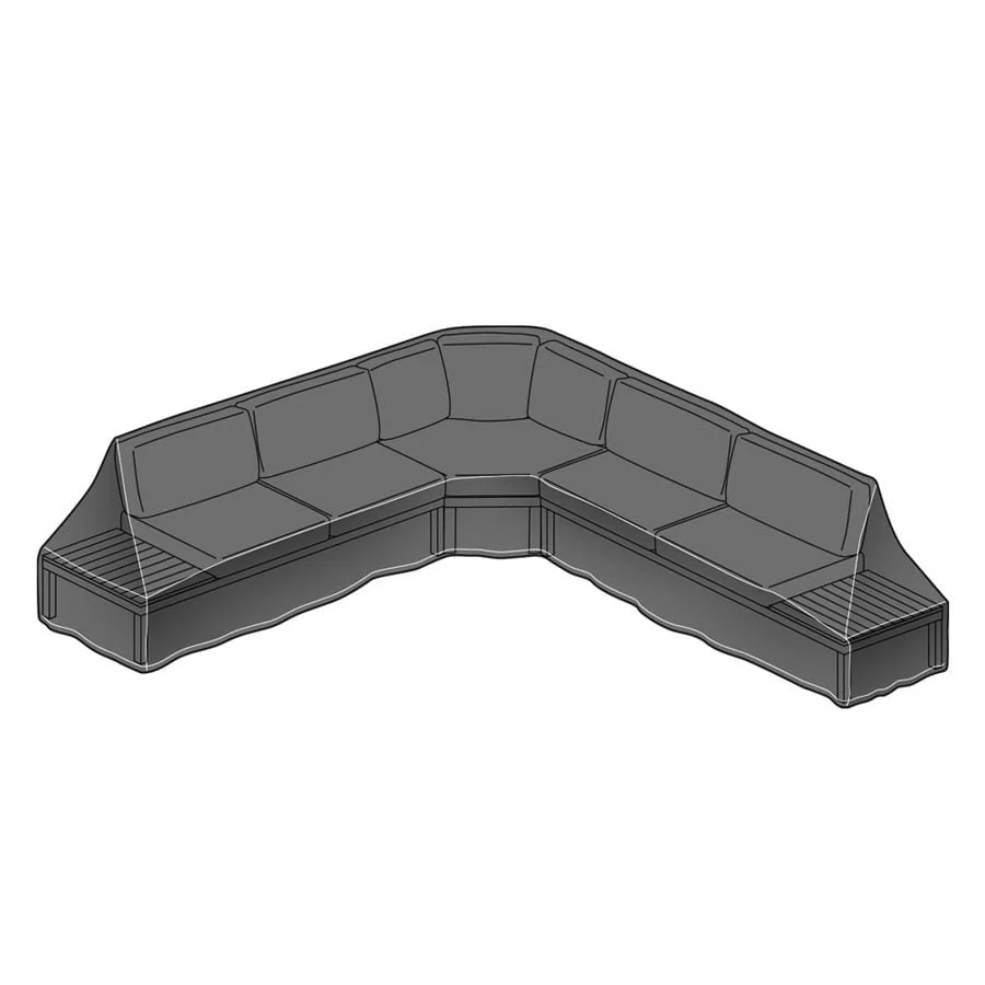 elba Low Lounge Large Corner Protective Cover - Image 2