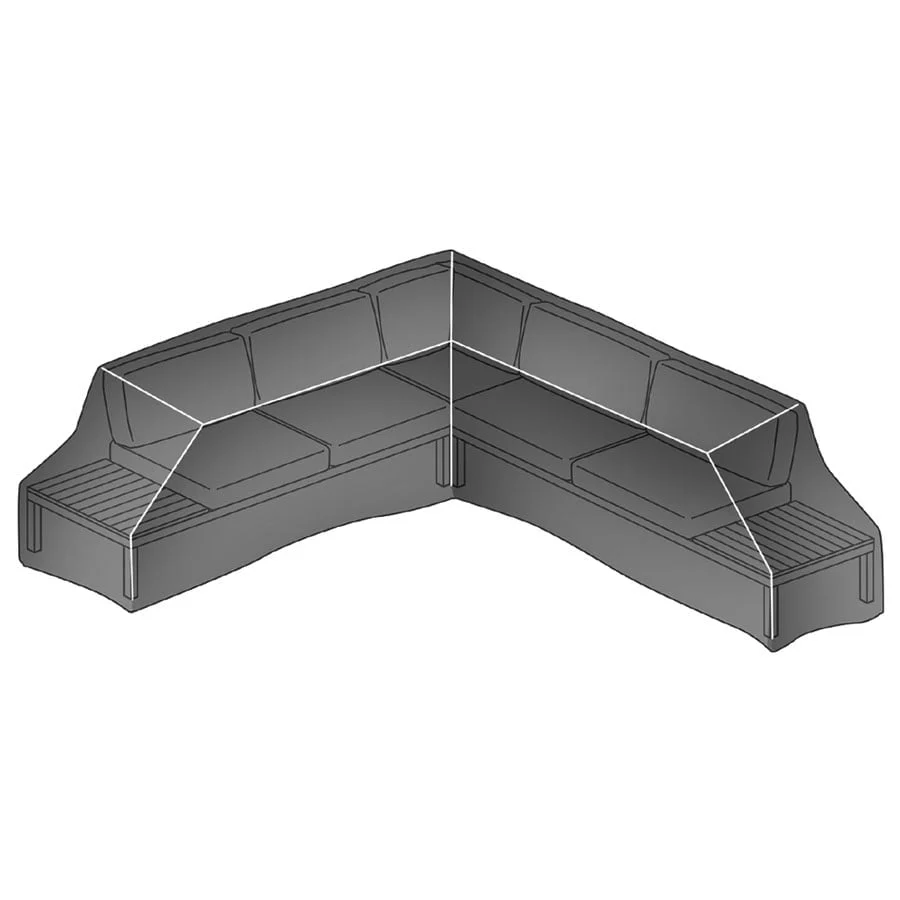 elba Low Lounge (Standard Corner) - Protective Cover - Image 2
