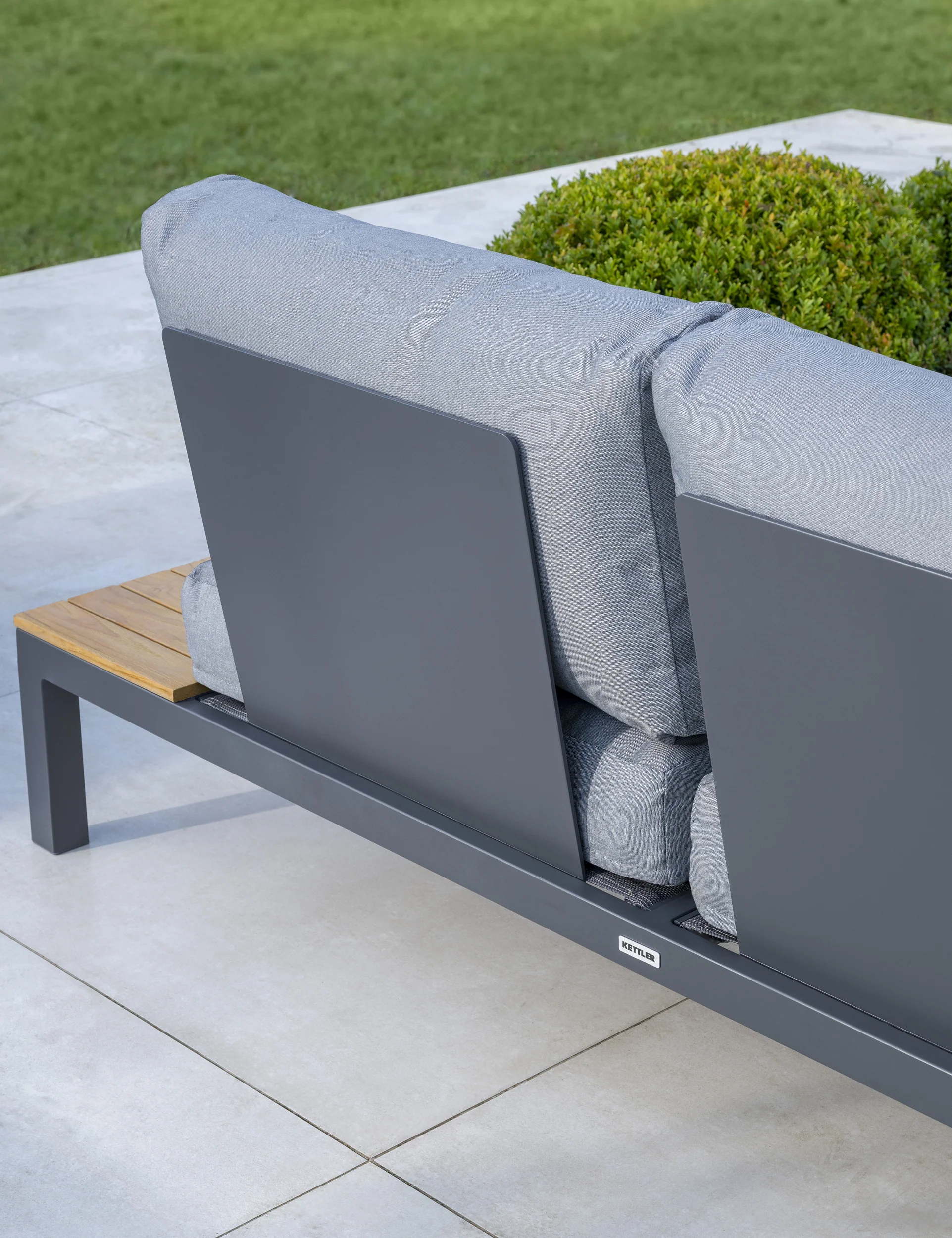 elba Signature Standard Low Lounge Corner Set (Grey) - Image 7