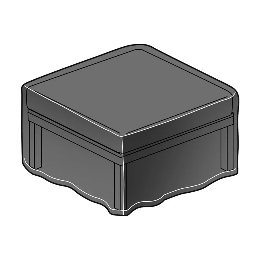 elba Single Footstool Protective Cover - Image 2