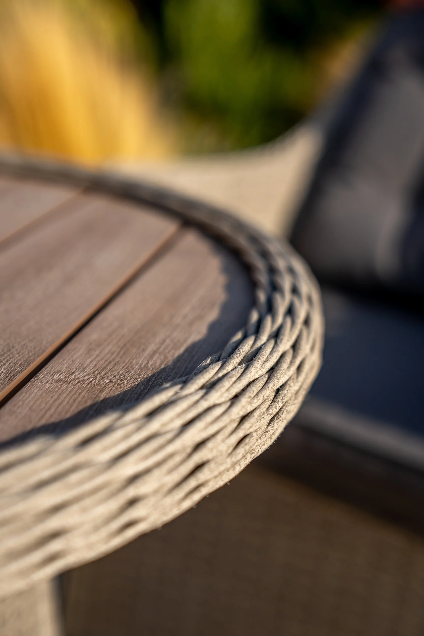 Foxley 2 Seat Wicker Bistro Set with 70cm Round Table - Image 8