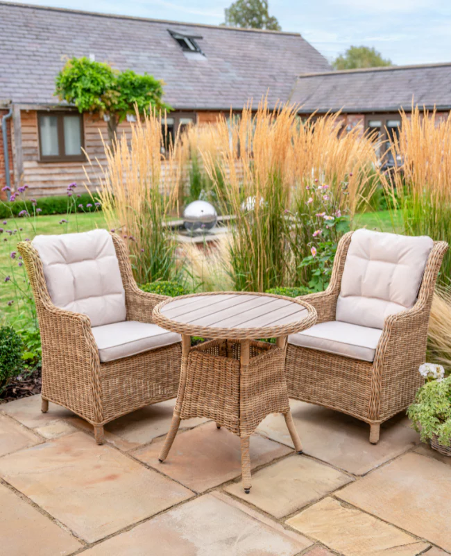 Hazel Wicker Bistro Set - Image 3