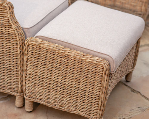 Hazel Wicker Companion Set with Reclining Armchairs - Image 4