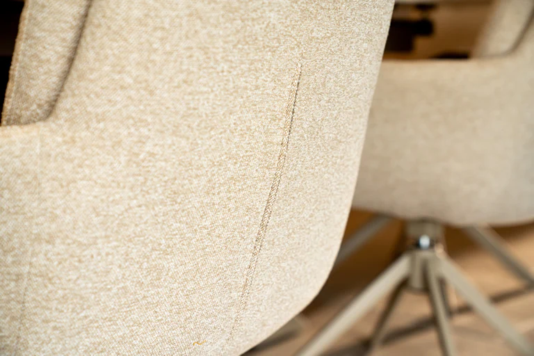Joey Swivel Armchair - Beige (pair) - Image 4