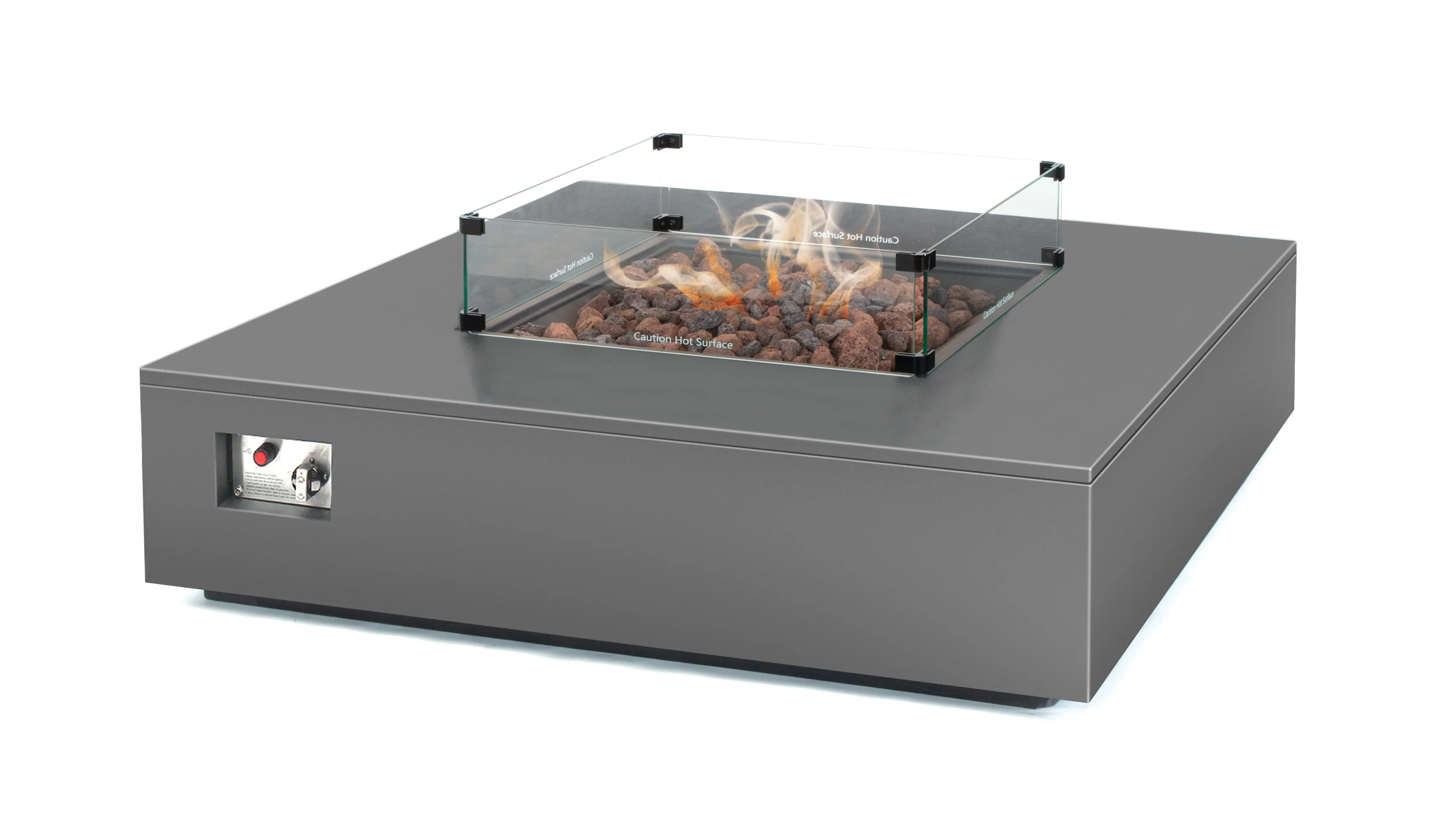 Kalos 105cm Aluminium Fire Pit Protective Cover (2022+) - Image 2