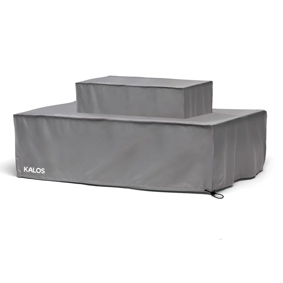 Kalos 134 x86cm Aluminium Fire Pit Protective Cover (2022+)