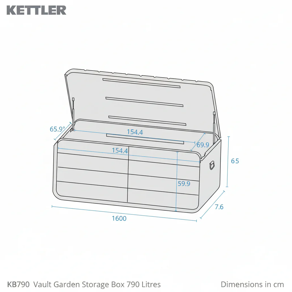 Kettler Vault Storage Box - Image 7