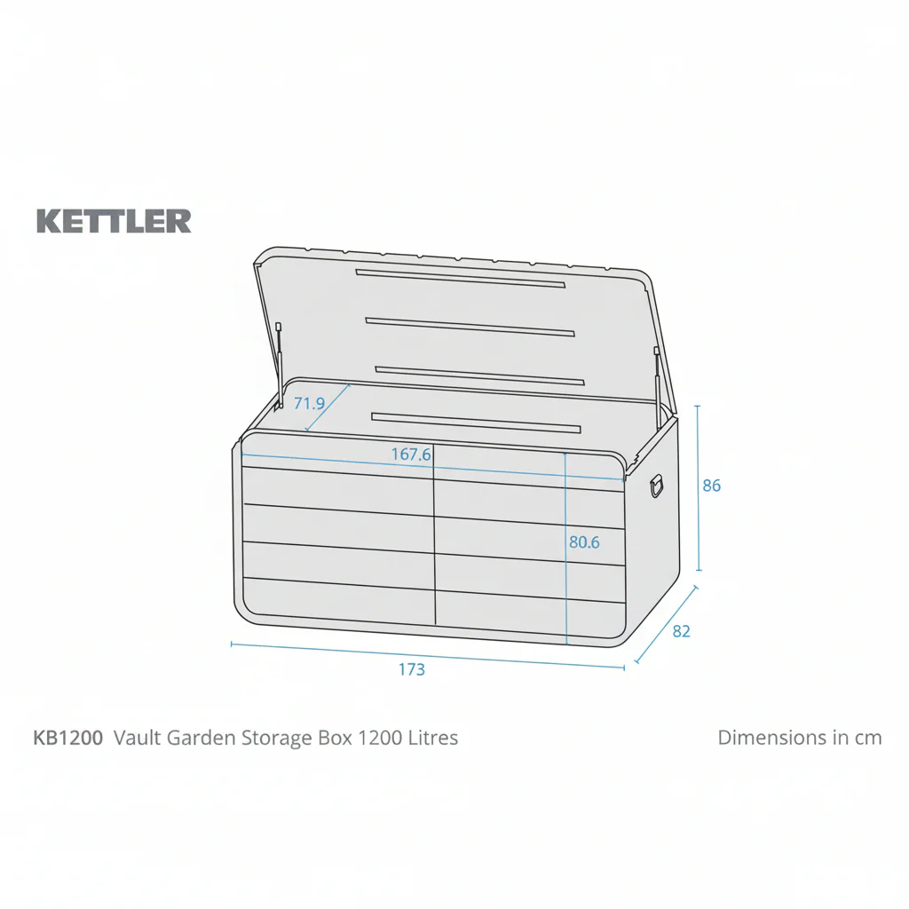 Kettler Vault Storage Box - Image 8