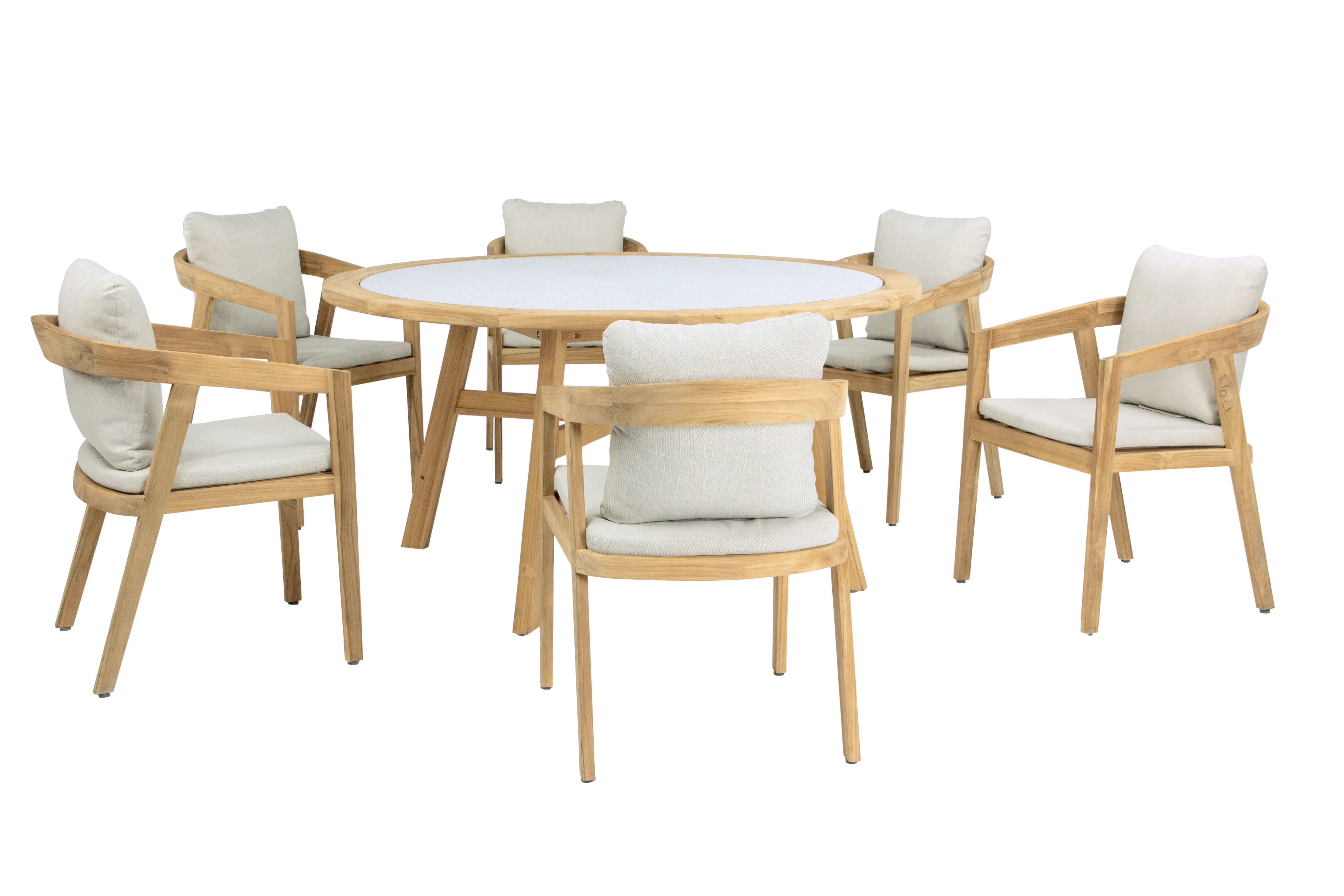 Kubu 6-Seat Dining Set - Image 5