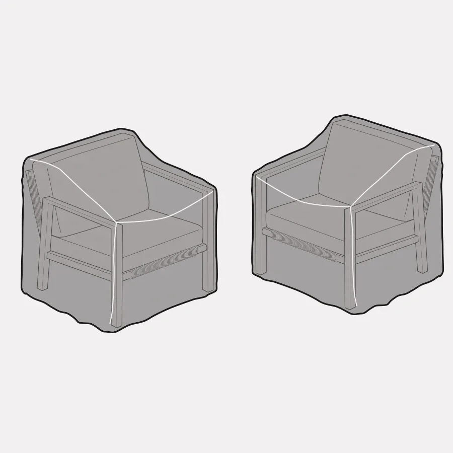 Larno 4 Seat Lounge Set Protective Cover - Image 5