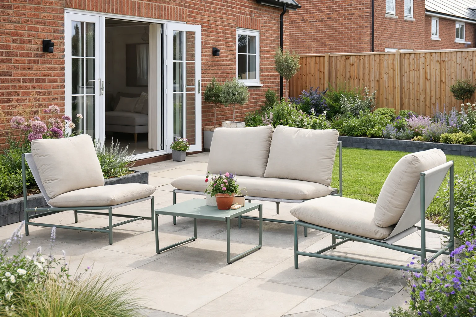 Leaf 4 Seat Lounge Set - Image 5