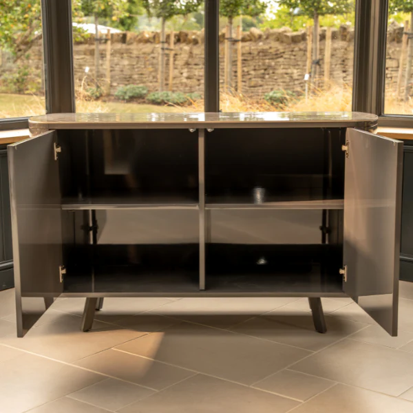 Lorenzo 2 Door Sideboard with High Gloss Finish - Image 3