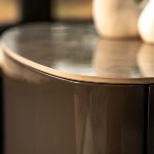 Lorenzo 3 Door Sideboard with High Gloss finish - Image 3