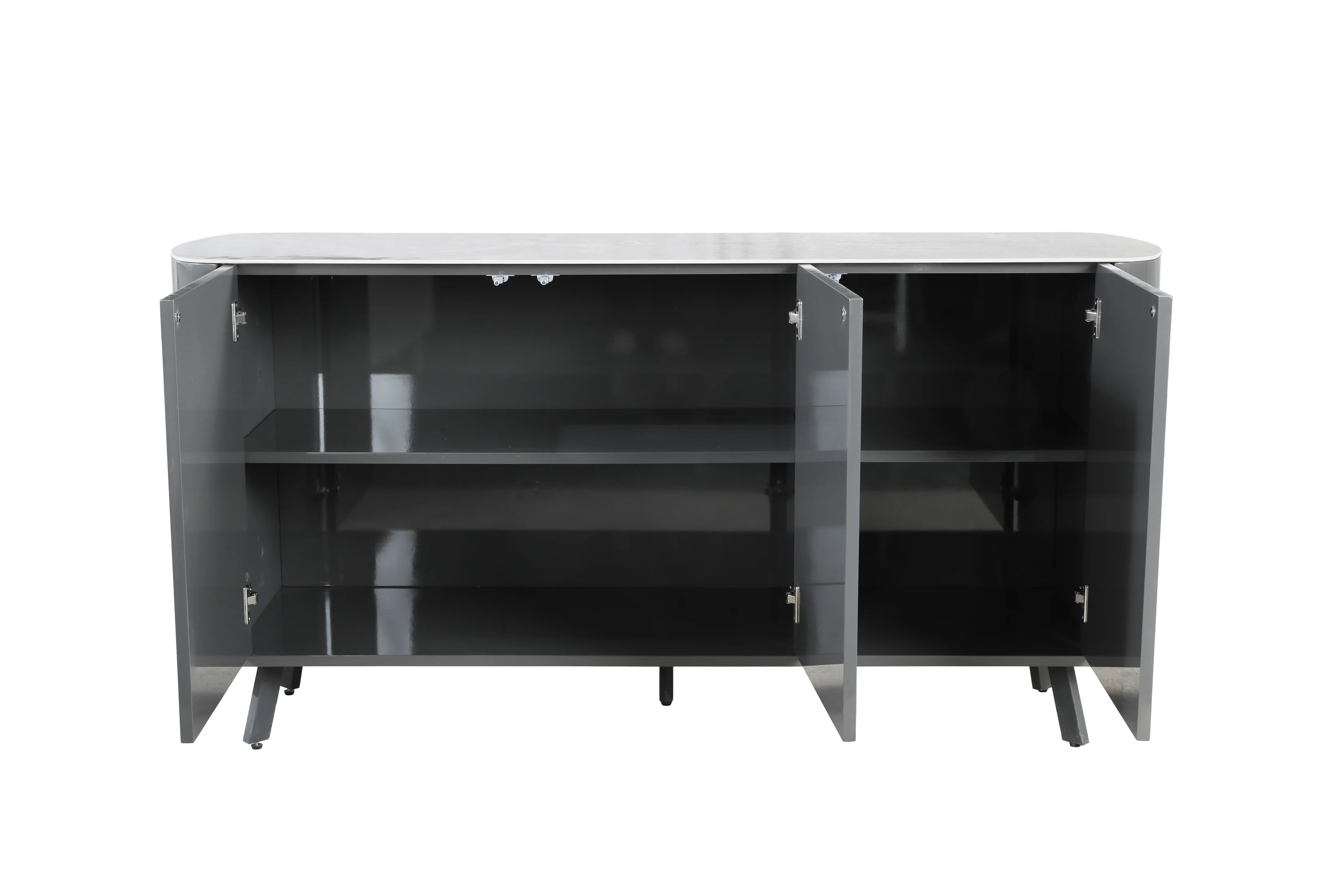 Lorenzo 3 Door Sideboard with High Gloss finish - Image 8