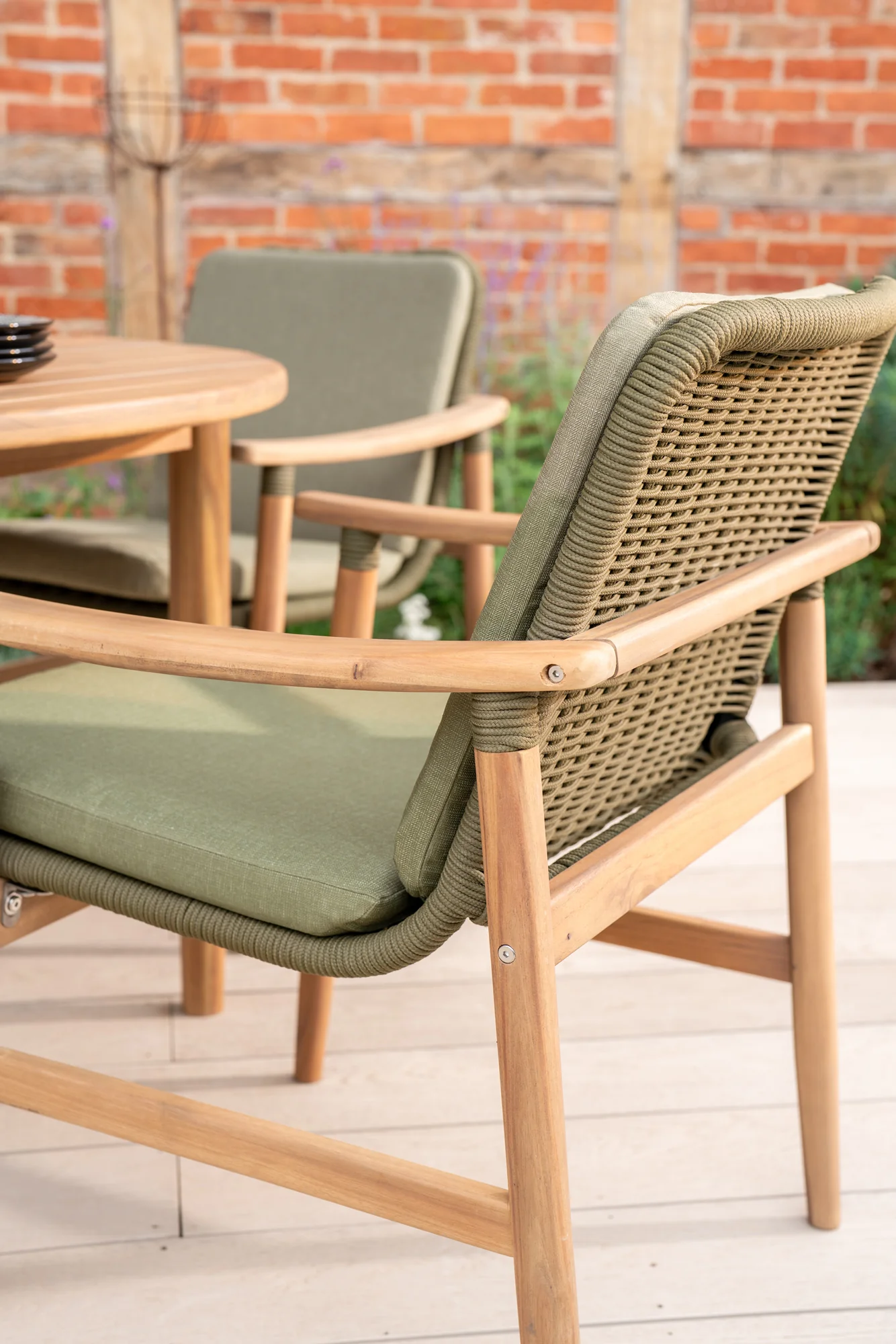 Meadow Acacia Wood Dining Chair x 2 - Image 5
