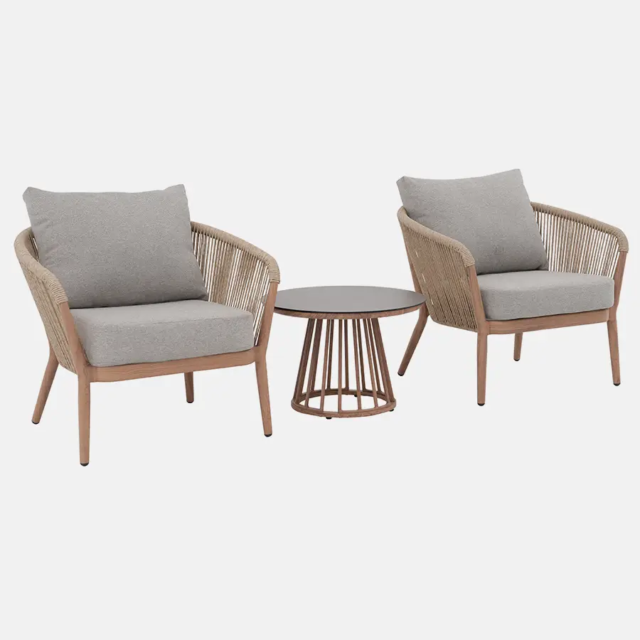 Messina 2 Seat Lounge Set - Image 3