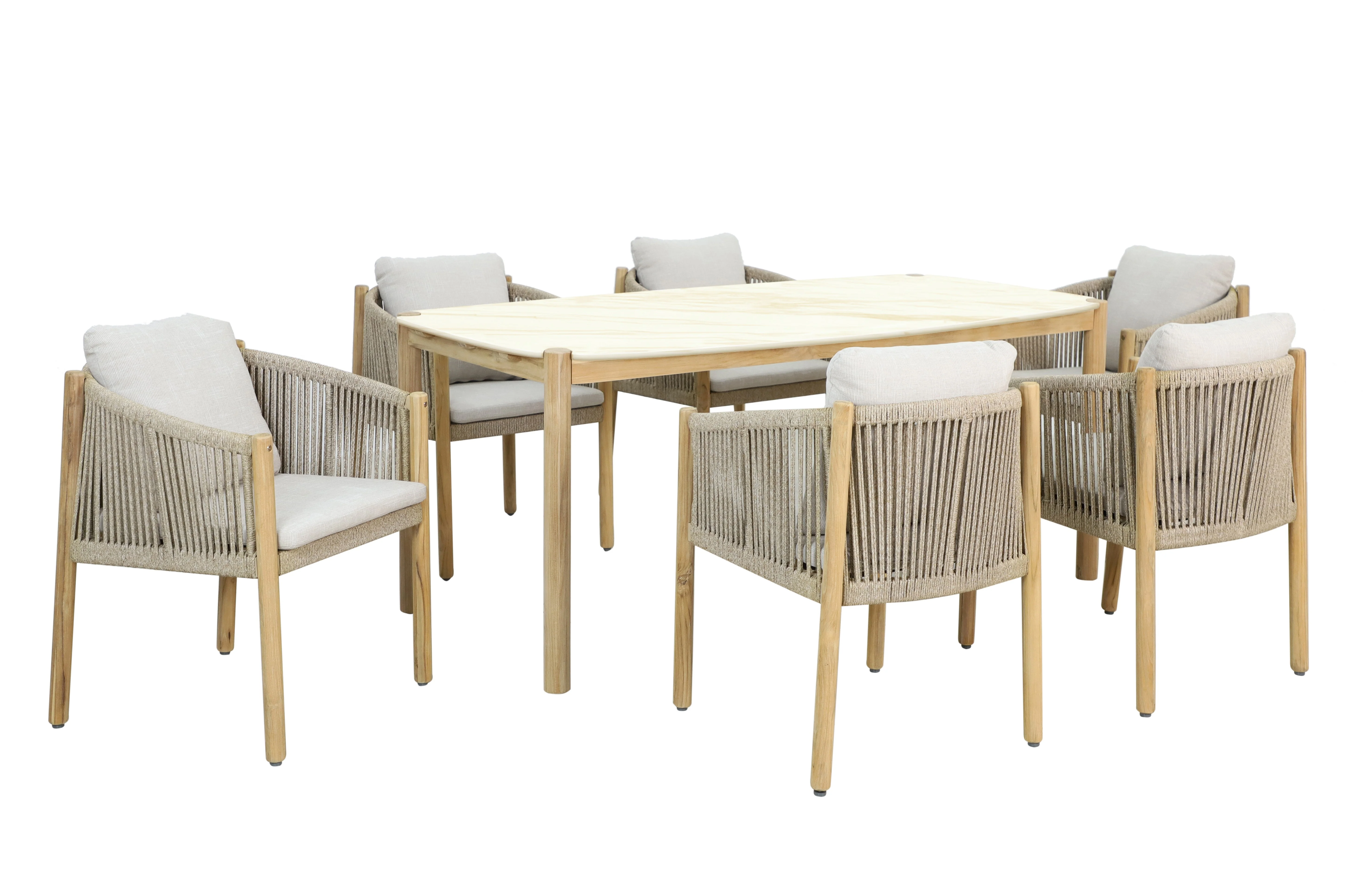 Naples 6-Seat Dining Set - Image 5