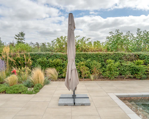 Orion 3x3 Square Cantilever Parasol with LED Lights - Image 4
