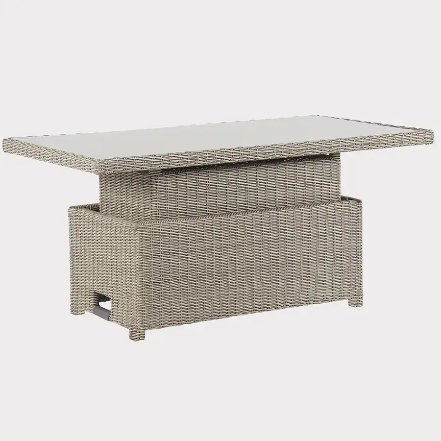 Palma High/Low Table with Glass Top - Image 4