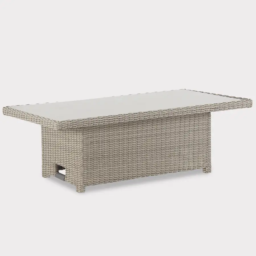 Palma High/Low Table with Glass Top - Image 5