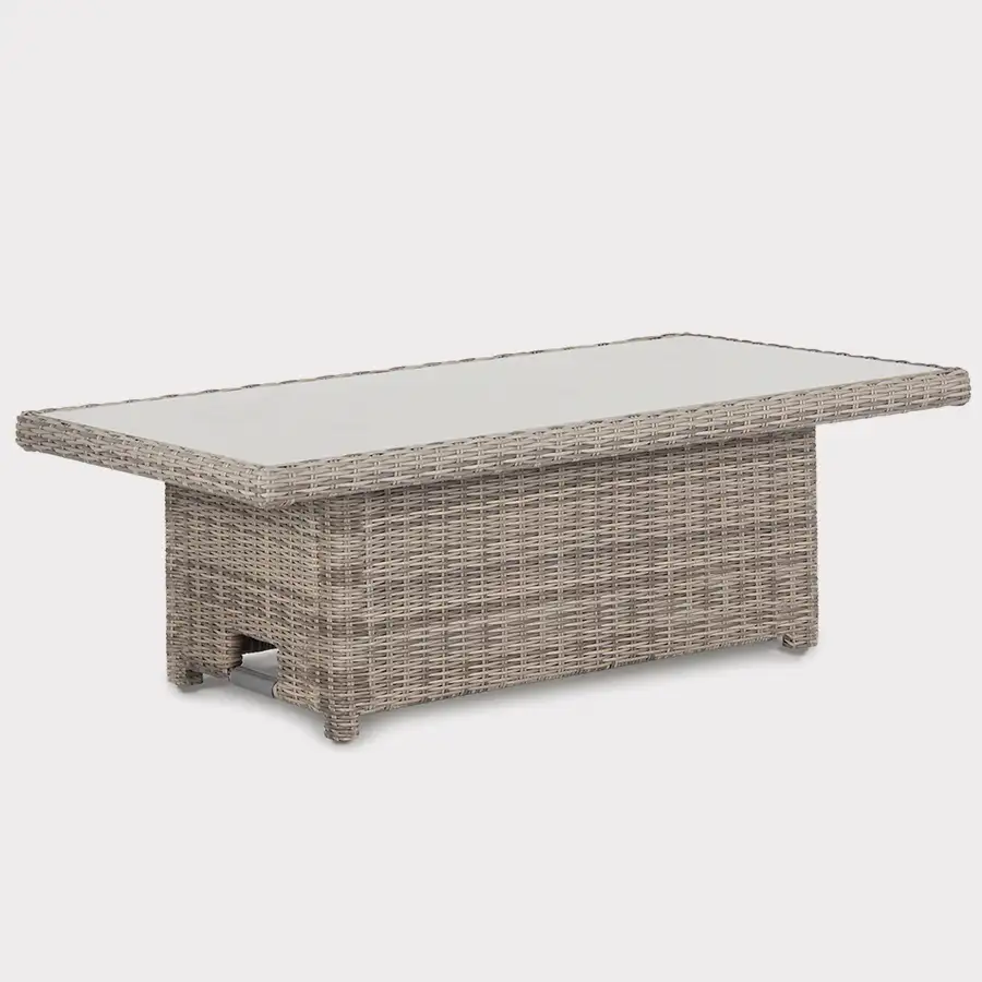 Palma High/Low Table with Glass Top - Image 6