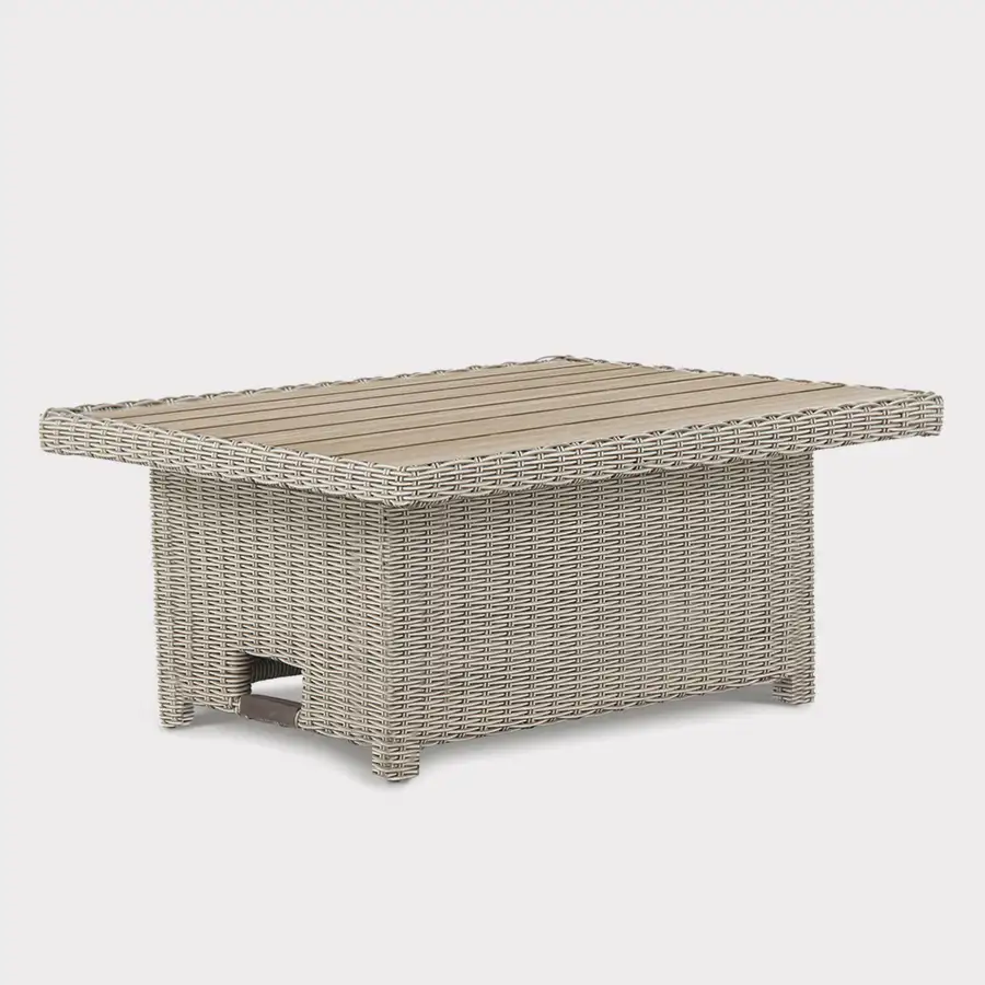 Palma Mini High/Low Table with Alu Slat Top - Image 4