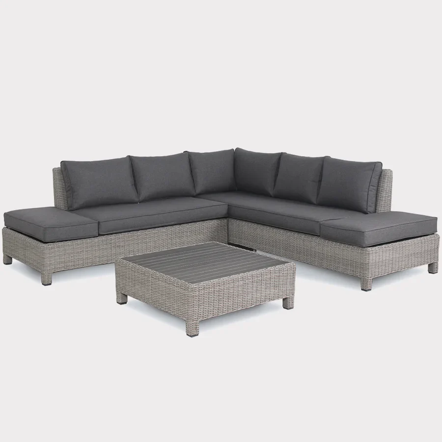Palma Signature Low Lounge Set with Wood Effect Coffee Table - Image 4