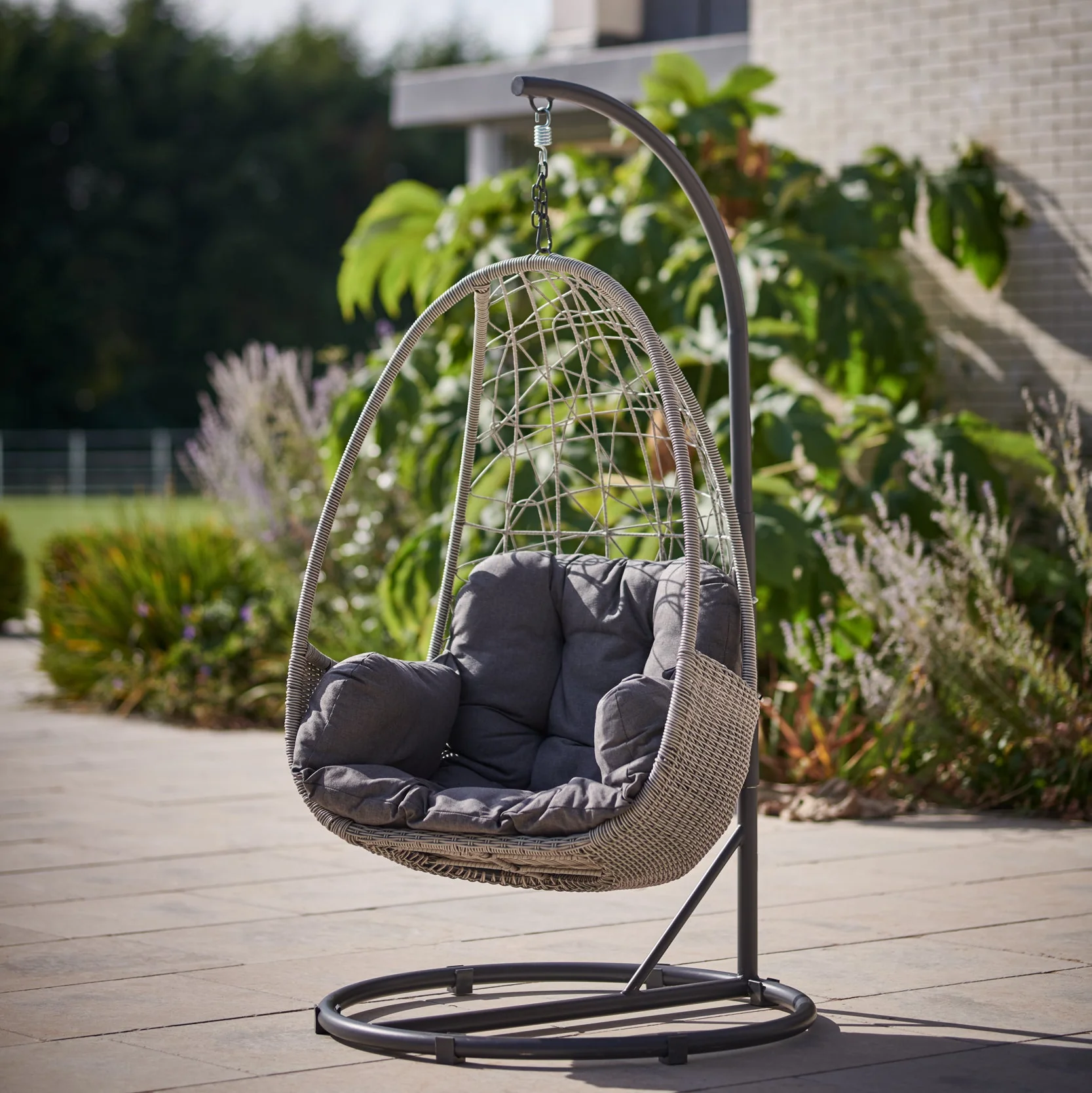 Palma Single Wicker Egg Chair - Image 3
