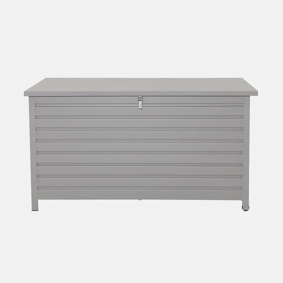 Pebble Medium Storage Cushion Box Aluminium - Image 3